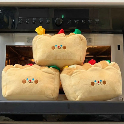 Mystery Paw Interactive Bread Toast Dog Chew Toy