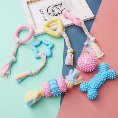 Interactive Chew Knot Toys for Small Dogs - Mystery Paw