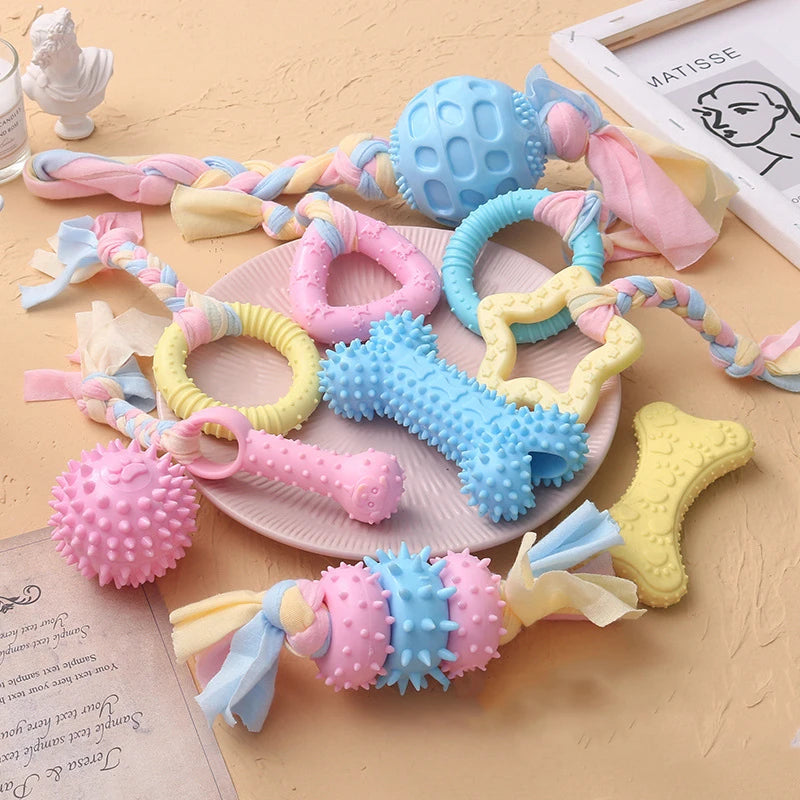 Interactive Chew Knot Toys for Small Dogs - Mystery Paw