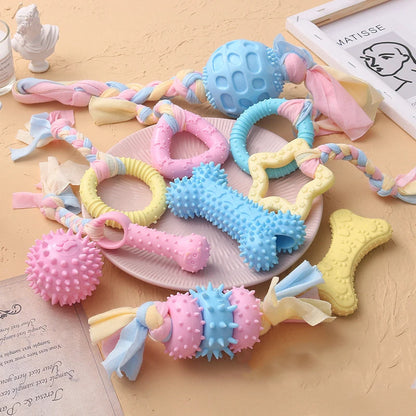 Interactive Chew Knot Toys for Small Dogs - Mystery Paw