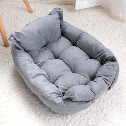 Mystery Paw 3-in-1 Cozy Bed for Cats & Dogs: Ultimate Comfort