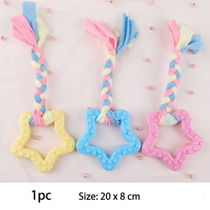 Interactive Chew Knot Toys for Small Dogs - Mystery Paw