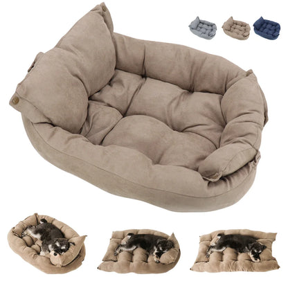 Mystery Paw 3-in-1 Cozy Bed for Cats & Dogs: Ultimate Comfort