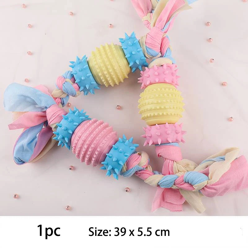Interactive Chew Knot Toys for Small Dogs - Mystery Paw