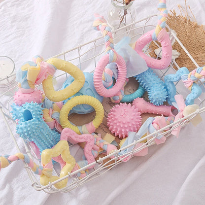Interactive Chew Knot Toys for Small Dogs - Mystery Paw