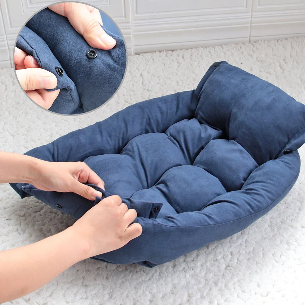 Mystery Paw 3-in-1 Cozy Bed for Cats & Dogs: Ultimate Comfort