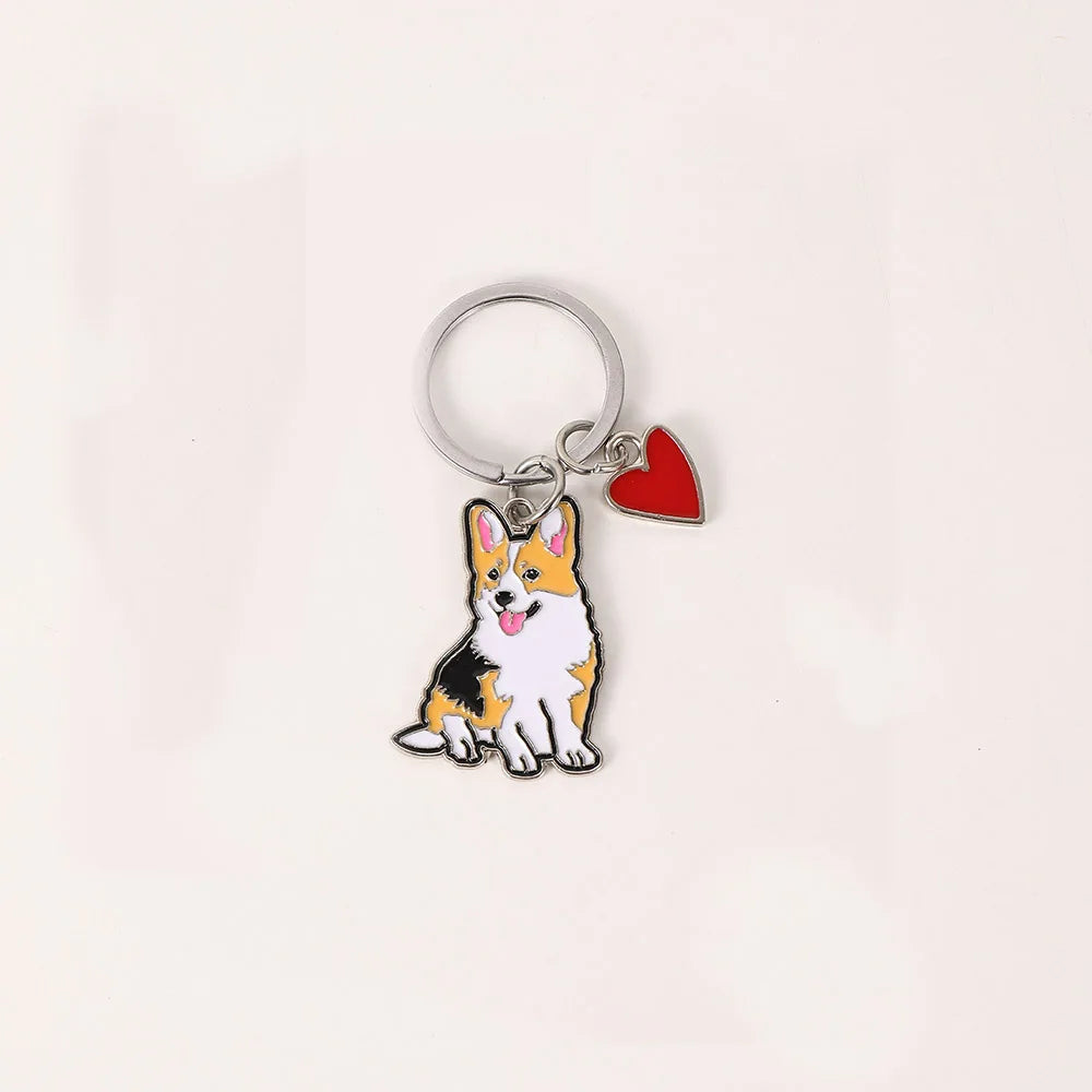 Charming Dachshund & Bulldog Dog Keychains - Perfect Pet Lover Gifts