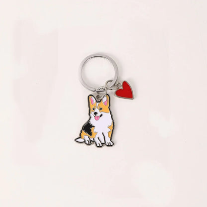 Charming Dachshund & Bulldog Dog Keychains - Perfect Pet Lover Gifts