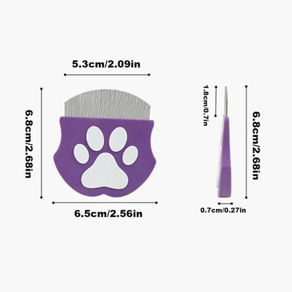 Mystery Paw Flea Comb - Perfect Grooming Tool for Cats & Dogs