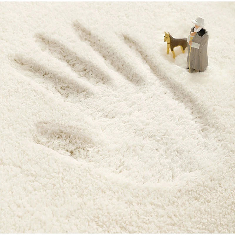 Mystery Paw Cartoon Cat-Shaped Bed Rug