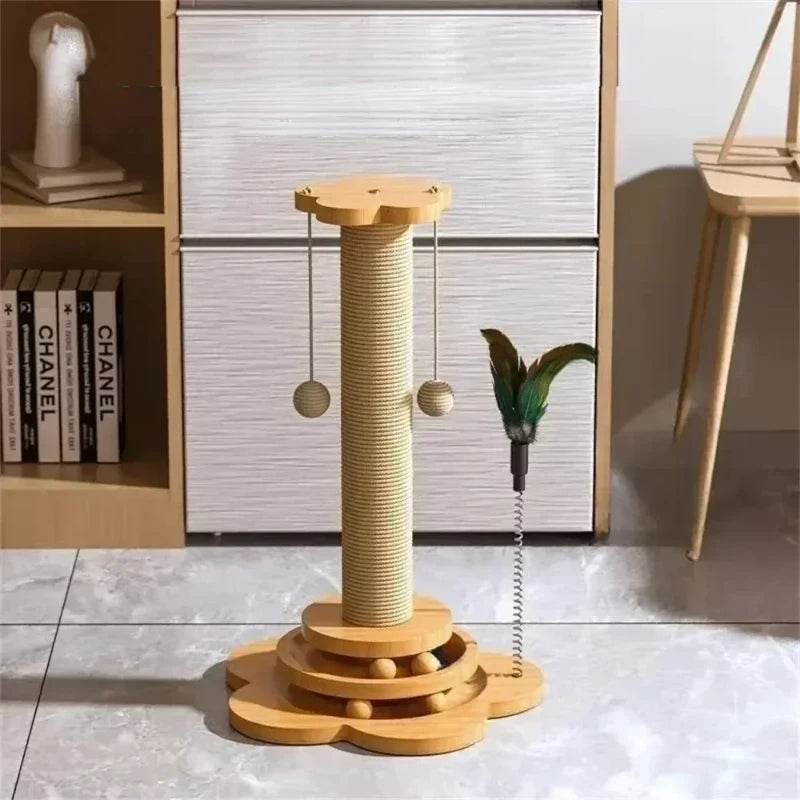 Mystery Paw Cat Scratcher & Play Turntable