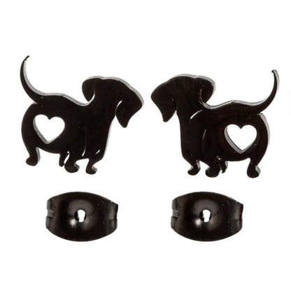 Dachshund Delight: Fashionable Dog Earrings