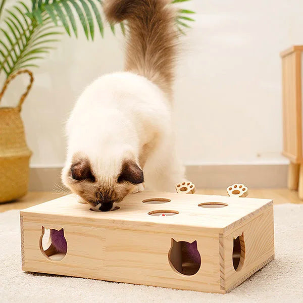 Mystery Paw's Whack-a-Mole Interactive Cat Toy