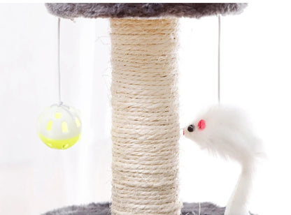 Mystery Paw Sisal Cat Scratcher & Interactive Play Post