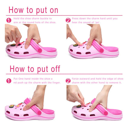 3D Cute Puppy Shoe Charms Accessory Set for Clogs - Perfect for Pet Lovers