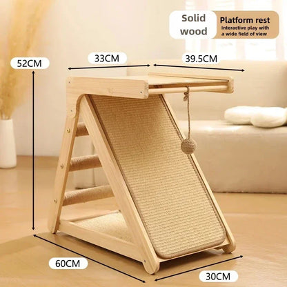 Mystery Paw Deluxe Cat Climbing Tree with Scratcher