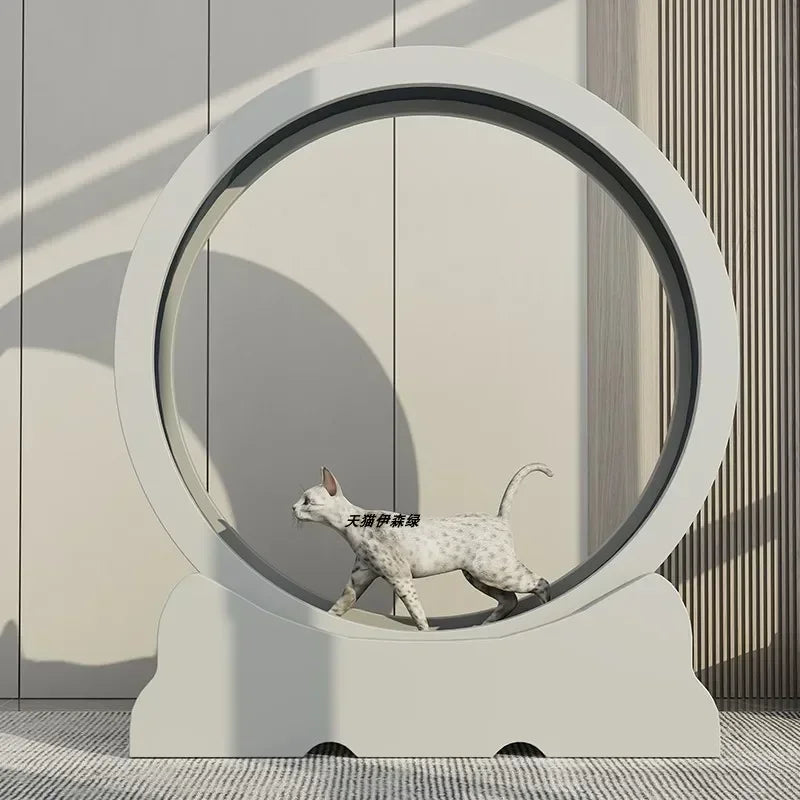Eco-Friendly Cat Running Wheel - The Ultimate Exercise Equipment for Happy Cats