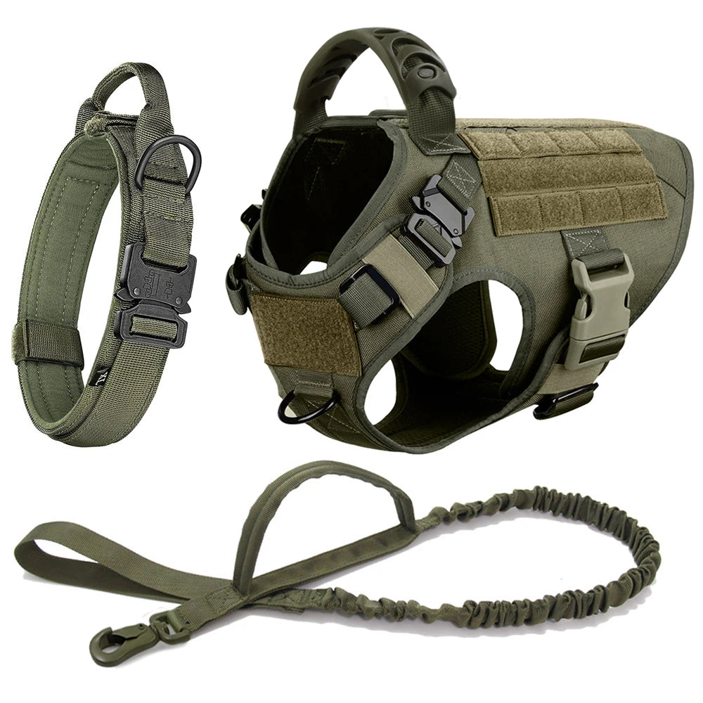 PETRAVEL Adjustable Military Grade Vest Dog Harness