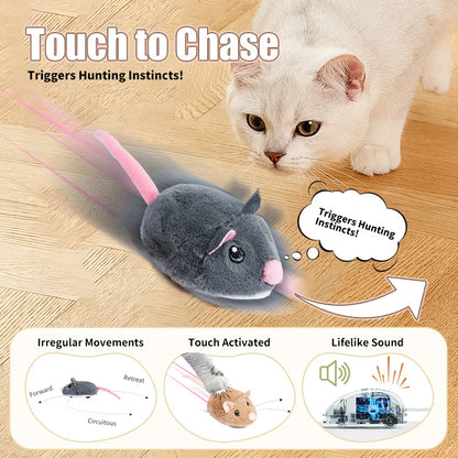 Mystery Paw Electric Interactive Mouse Cat Toy