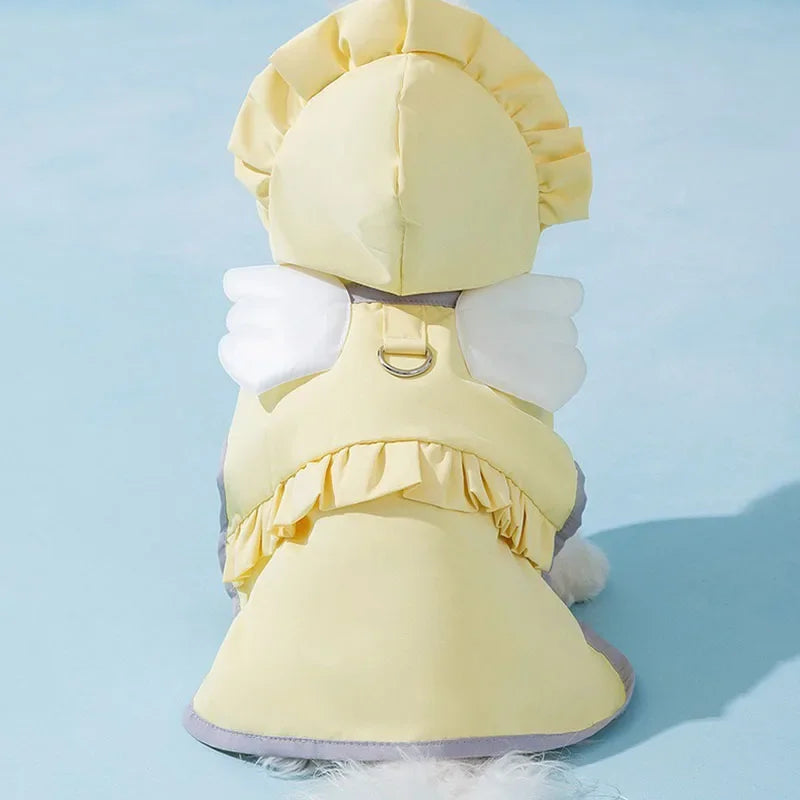 Angel Raincoat for Small Dogs - Waterproof & Stylish