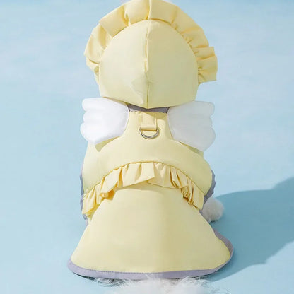Angel Raincoat for Small Dogs - Waterproof & Stylish