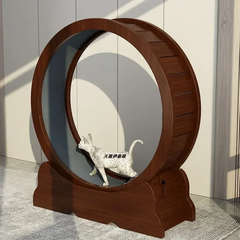 Eco-Friendly Cat Running Wheel - The Ultimate Exercise Equipment for Happy Cats