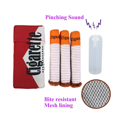 Funny Plush Cigar Squeak Toy for Dogs