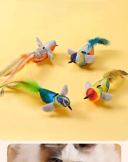 Mystery Paw Bird Chirping Toy for Cats & Dogs - Interactive Fun with Catnip