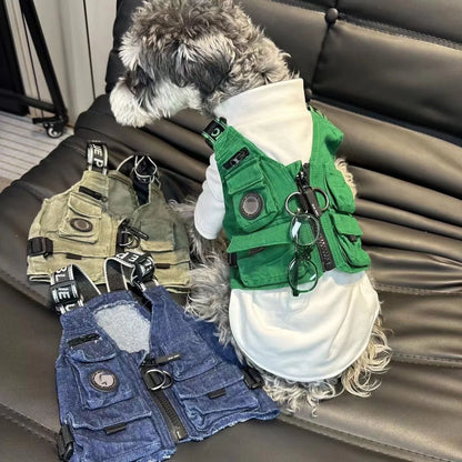 Trendy Dog Workwear Vest - Perfect for Autumn & Winter
