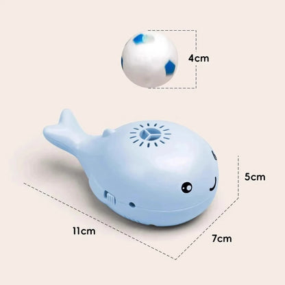 Electric Floating Whale Cat Toy - USB-Powered Fun!