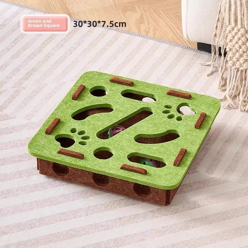 Mystery Paw Interactive Cat Puzzle Box - Ultimate Indoor Cat Enrichment