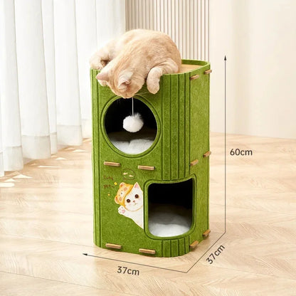 Mystery Paw Multi-layer Cat House & Climbing Frame