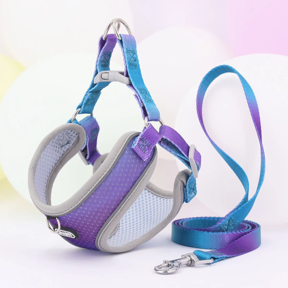 Reflective Adjustable Step-In Harness for Small Dogs & Cats - Supet