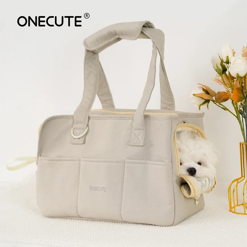 Mystery Paw Breathable Dog Carrier Bag - Travel in Style!
