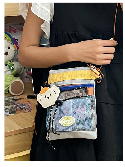 Mystery Paw's Cute Cartoon Messenger Bag for Pet Lovers