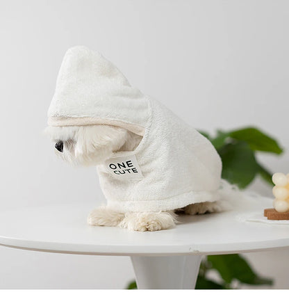 Mystery Paw Super Absorbent Bathrobe for Cats and Dogs