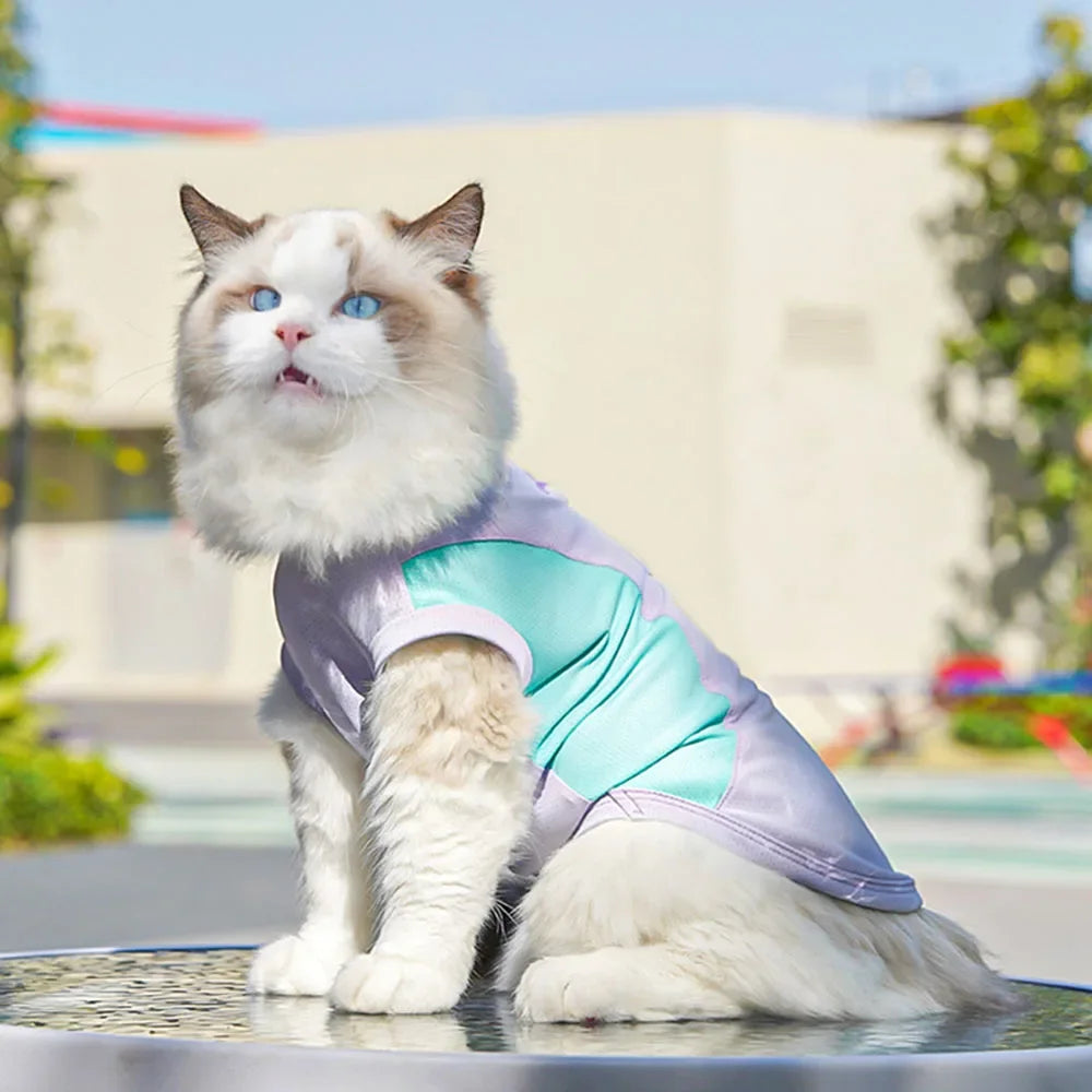 Kawaii Summer Cool Dog Vest - Breathable & Stylish Sun Protection