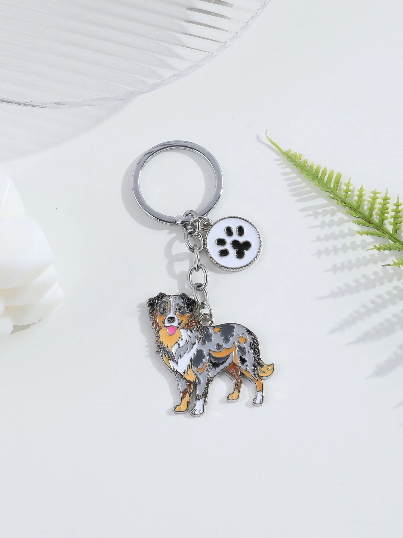 Charming German Shepherd Keychain for Dog Lovers