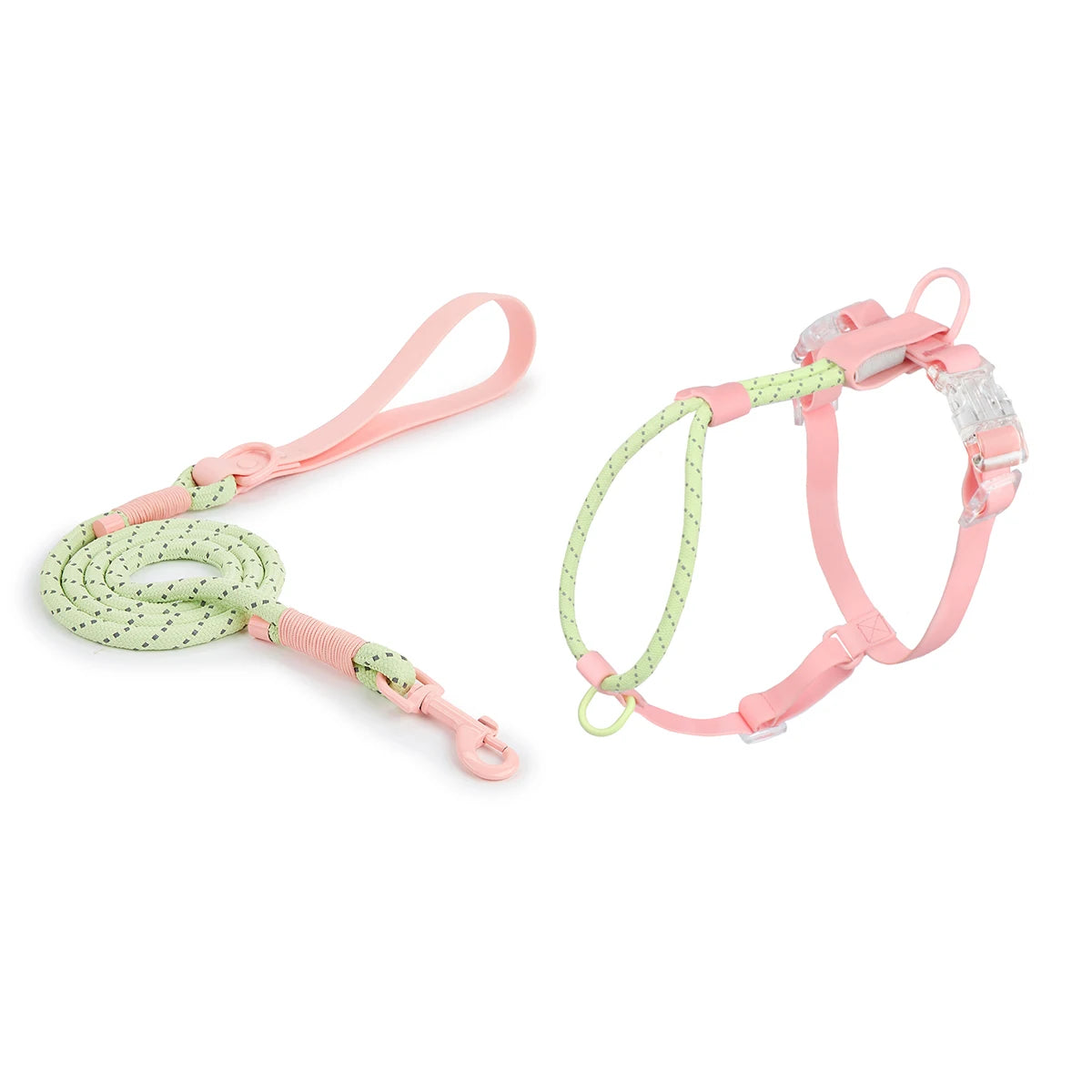 Kawaii Summer Cooling No-Pull Dog Harness & Leash Set - Stylish Comfort for Medium & Large Breeds
