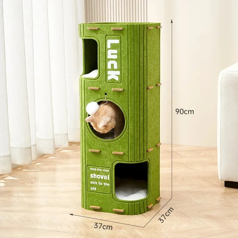 Mystery Paw Multi-layer Cat House & Climbing Frame