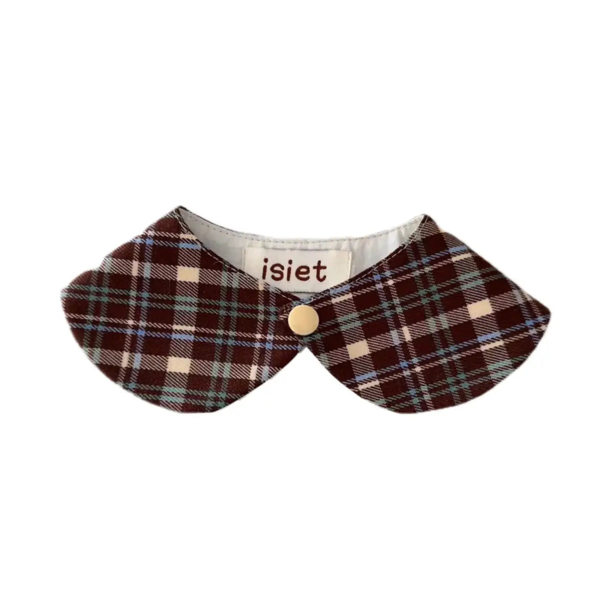 Retro Plaid Shawl Bib for Small Dogs & Cats