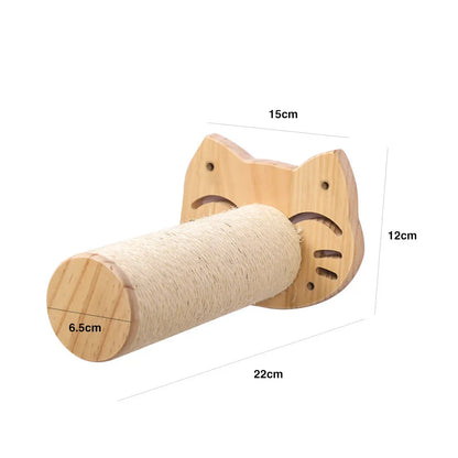 Mystery Paw Wall-Mounted Cat Playground: Climb, Scratch, Lounge!