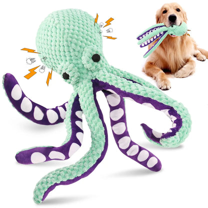Indestructible Squeaky Plush Chew Toy for Dogs