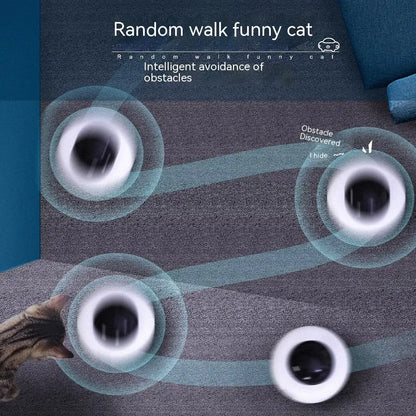Mystery Paw UFO Cat Teaser - Interactive Feather Toy