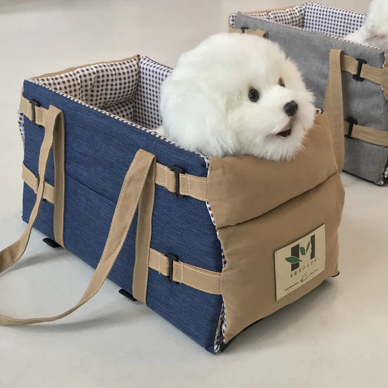 Mystery Paw Portable Pet Car Seat & Carrier - Safe Travels for Small Dogs & Cats