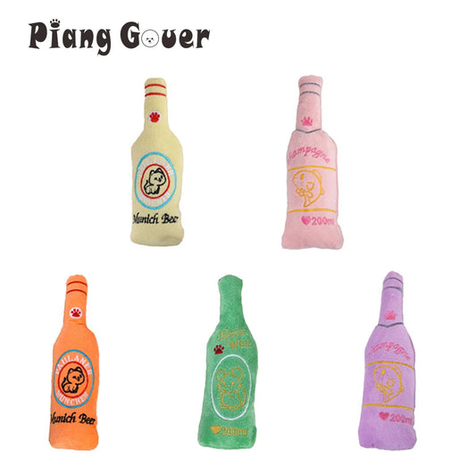 Mystery Paw Funny Bottle Plush Catnip Toy - Crinkle & Mint Fun for Cats!