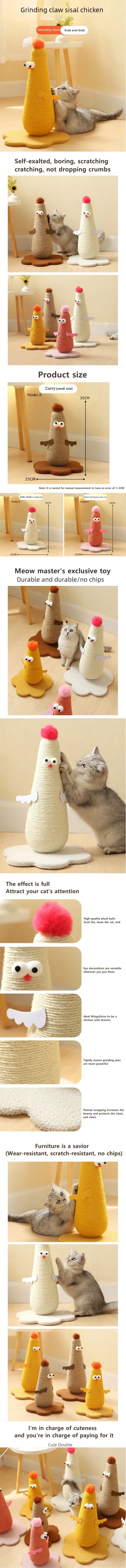 Mystery Paw Vertical Cat Scratching Board & Climbing Tower