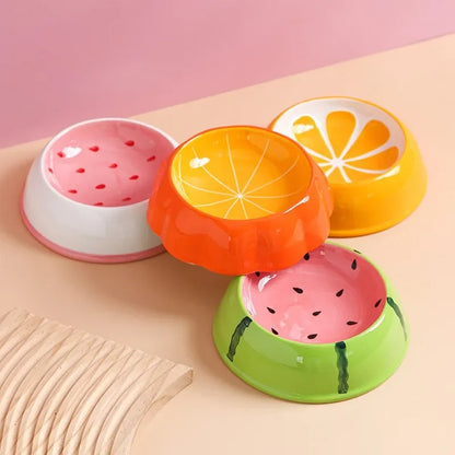 Mystery Paw: Fruity Fun Ceramic Pet Bowls