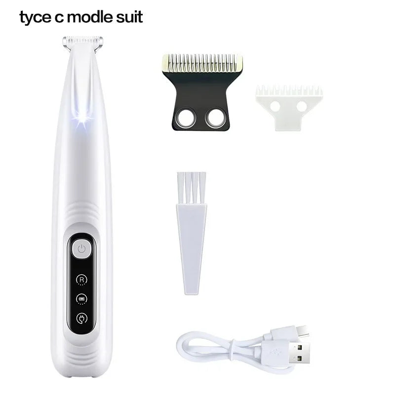Mystery Paw LED Dog Paw Trimmer - Waterproof & Rechargeable Grooming Clippers