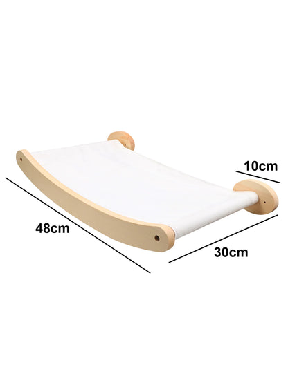 Mystery Paw Wall-Mounted Cat Playground: Climb, Scratch, Lounge!